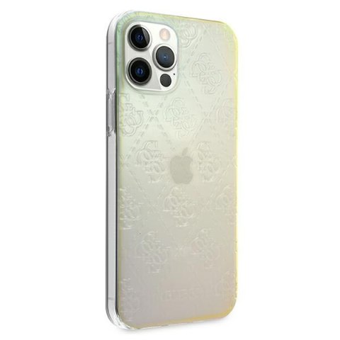 Guess GUHCP12M3D4GIRBL i Phone 12/12 Pro6,1" opalowy/iridescent hardcase 4G 3D Pattern Collection