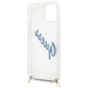 Guess GUHCP12MCRTVSBL i Phone 12/12 Pro6,1" niebieski/blue hardcase Script Vintage