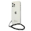 Guess GUHCP12MKPSBK i Phone 12/12 Pro6,1" Transparent hardcase Black Pearl