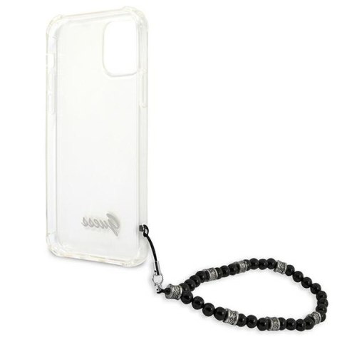 Guess GUHCP12MKPSBK i Phone 12/12 Pro6,1" Transparent hardcase Black Pearl