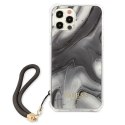 Guess GUHCP12MKSMAGR i Phone 12/12 Pro 6,1" szary/grey hardcase Marble Collection