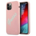 Guess GUHCP12MLSVSPG i Phone 12/12 Pro6,1" różowo zielony/green pink hardcase Silicone Vintage