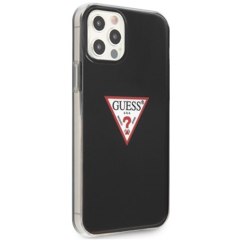 Guess GUHCP12MPCUCTLBK i Phone12/12 Pro 6,1" czarny/black hardcase Triangle Collection