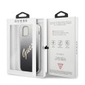 Guess GUHCP12MPCUGLSBK i Phone 12/12 Pro6,1" czarny/black hardcase Glitter Gradient Script