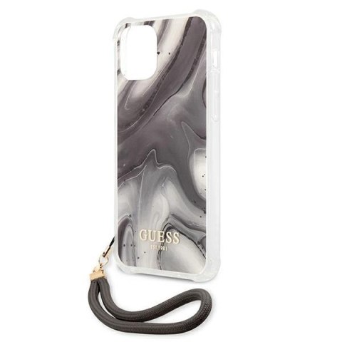 Guess GUHCP12SKSMAGR i Phone 12 mini 5,4" szary/grey hardcase Marble Collection
