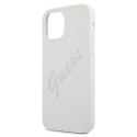 Guess GUHCP12SLSVSCR i Phone 12 mini5,4" kremowy/cream hardcase Script Vintage