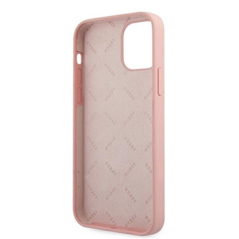 Guess GUHCP12SLSVSPI i Phone 12 mini5,4" różowy/pink hardcase Script Vintage