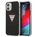 Guess GUHCP12SPCUCTLBK i Phone12 mini 5,4" czarny/black hardcase Triangle Collection