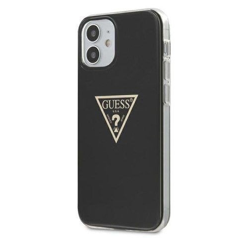 Guess GUHCP12SPCUMPTBK i Phone12 mini 5,4" czarny/black hardcase Metallic Collection