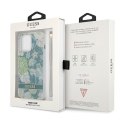 Guess GUHCP13LHFLSN i Phone 13 Pro / 13 6,1" zielony/green hardcase Flower Strap