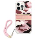 Guess GUHCP13LKCABPI i Phone 13 Pro / 136,1" różowy/pink hardcase Camo Strap Collection