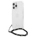 Guess GUHCP13LKPSBK i Phone 13 Pro / 13 6,1" Transparent hardcase Black Pearl