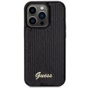 Guess GUHCP13XPSFDGSK i Phone 13 Pro Max 6.7" czarny/black hardcase Sequin Script Metal