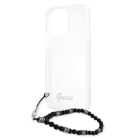Guess GUHCP13LKPSBK i Phone 13 Pro / 13 6,1" Transparent hardcase Black Pearl