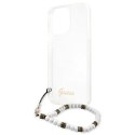 Guess GUHCP13LKPSWH i Phone 13 Pro / 13 6,1" Transparent hardcase White Pearl