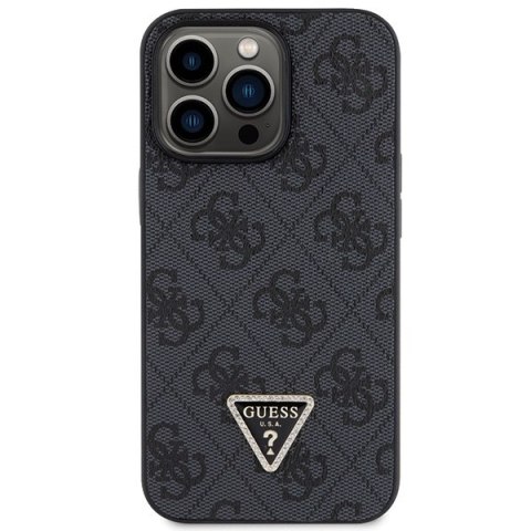Guess GUHCP13LP4TDSCPK i Phone 13 Pro / 13 6.1" czarny/black hardcase Crossbody 4G Metal Logo