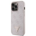 Guess GUHCP13LP4TDSCPP i Phone 13 Pro /13 6.1" różowy/pink hardcase Crossbody 4G Metal Logo
