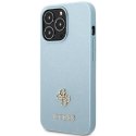 Guess GUHCP13LPS4MB i Phone 13 Pro / 136,1" niebieski/blue hardcase Saffiano 4G Small Metal Logo