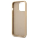Guess GUHCP13LPSATLE i Phone 13 Pro/ 13 6,1" beżowy/beige hardcase Saffiano Triangle Logo