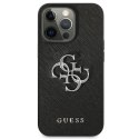 Guess GUHCP13LSA4GSBK i Phone 13 Pro/13 6,1" czarny/black hardcase Saffiano 4G Metal Logo