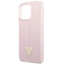 Guess GUHCP13LSLTGU i Phone 13 Pro / 13 6,1" fioletowy/purple hardcase Silicone Triangle