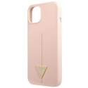 Guess GUHCP13MSLTGP i Phone 13 / 14 / 15 6.1" różowy/pink hardcase Silicone Triangle
