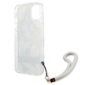 Guess GUHCP13SHFLSN i Phone 13 mini 5,4"zielony/green hardcase Flower Strap