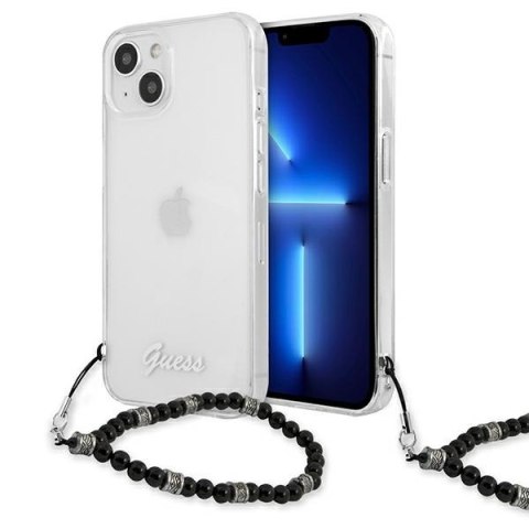 Guess GUHCP13SKPSBK i Phone 13 mini 5,4"Transparent hardcase Black Pearl