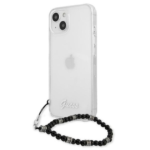 Guess GUHCP13SKPSBK i Phone 13 mini 5,4"Transparent hardcase Black Pearl