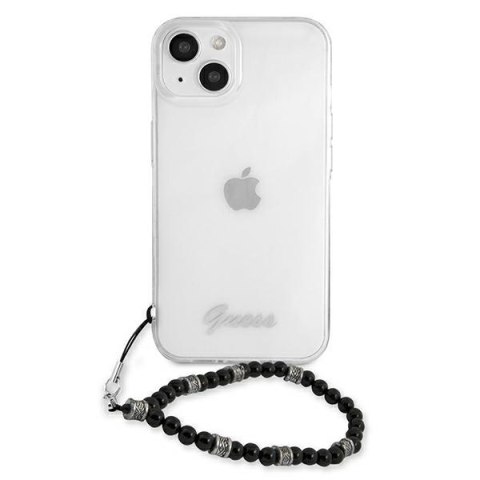 Guess GUHCP13SKPSBK i Phone 13 mini 5,4"Transparent hardcase Black Pearl