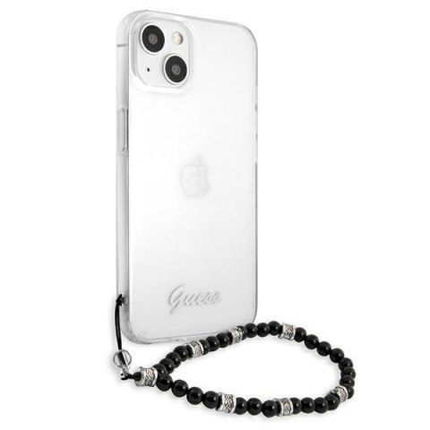 Guess GUHCP13SKPSBK i Phone 13 mini 5,4"Transparent hardcase Black Pearl