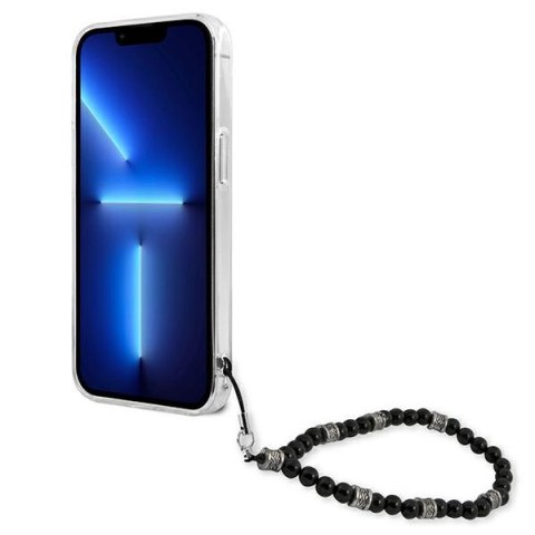 Guess GUHCP13SKPSBK i Phone 13 mini 5,4"Transparent hardcase Black Pearl