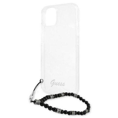 Guess GUHCP13SKPSBK i Phone 13 mini 5,4"Transparent hardcase Black Pearl