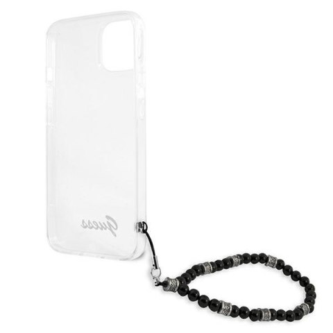 Guess GUHCP13SKPSBK i Phone 13 mini 5,4"Transparent hardcase Black Pearl