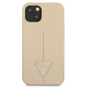 Guess GUHCP13SPSATLE i Phone 13 mini 5,4" beżowy/beige hardcase Saffiano Triangle Logo