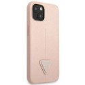 Guess GUHCP13SPSATLP i Phone 13 mini 5,4" różowy/pink hardcase Saffiano Triangle Logo