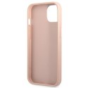 Guess GUHCP13SPSATLP i Phone 13 mini 5,4" różowy/pink hardcase Saffiano Triangle Logo