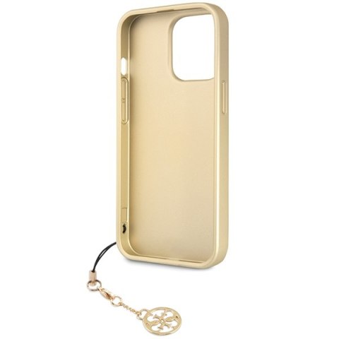 Guess GUHCP14LGF4GGR i Phone 14 Pro 6,1"szary/grey hardcase 4G Charms Collection
