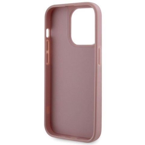 Guess GUHCP14LHDGTPP i Phone 14 Pro 6.1" różowy/pink hardcase Rhinestone Triangle