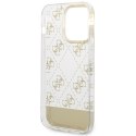 Guess GUHCP14LHG4MHG i Phone 14 Pro6,1" złoty/gold hardcase 4G Pattern Script