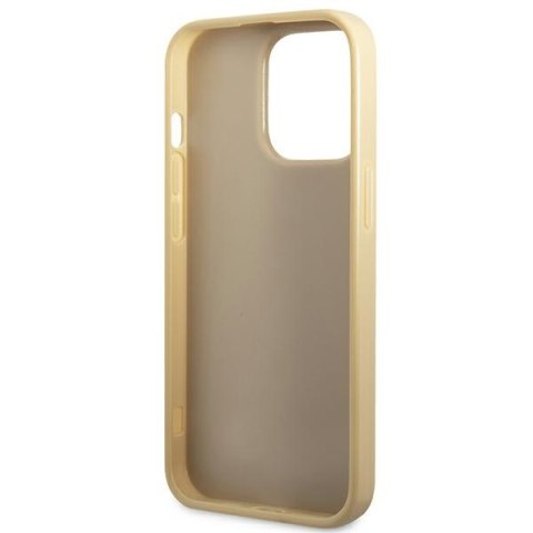 Guess GUHCP14LHGGSHD i Phone 14 Pro6,1" złoty/gold hard case Glitter Script
