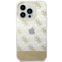 Guess GUHCP14XHG4MHG i Phone 14 Pro Max6,7" złoty/gold hardcase 4G Pattern Script