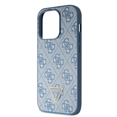 Guess GUHCP14XP4TDSCPB i Phone 14 Pro Max 6.7" niebieski/blue hardcase Crossbody 4G Metal Logo