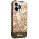 Guess GUHCP14LHGPLHC i Phone 14 Pro 6,1" ochre hardcase Porcelain Collection