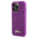 Guess GUHCP14LPMSDGSF i Phone 14 Pro 6.1" fuksja/fuschia hardcase Disco Metal Script