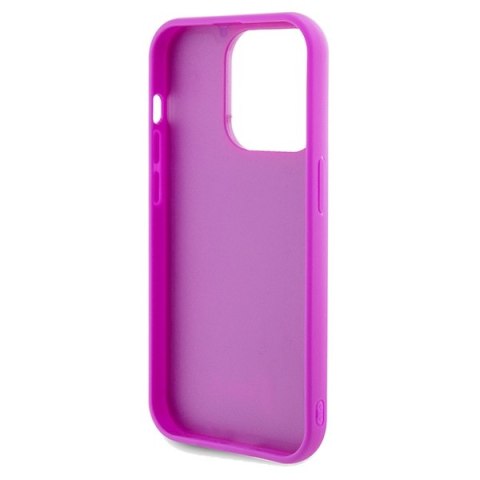 Guess GUHCP14LPMSDGSF i Phone 14 Pro 6.1" fuksja/fuschia hardcase Disco Metal Script