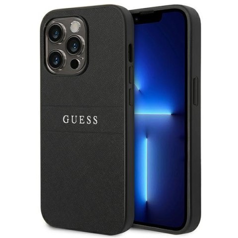 Guess GUHCP14LPSASBBK i Phone 14 Pro6,1" czarny/black Saffiano Strap