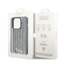 Guess GUHCP14LPSFDGSS i Phone 14 Pro 6.1" srebrny/silver hardcase Sequin Script Metal