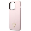 Guess GUHCP14LSLTGU i Phone 14 Pro 6,1" fioletowy/purple hardcase Silicone Triangle