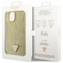 Guess GUHCP14MHDGTPD i Phone 14 Plus / 15 Plus 6.7" złoty/gold hardcase Rhinestone Triangle